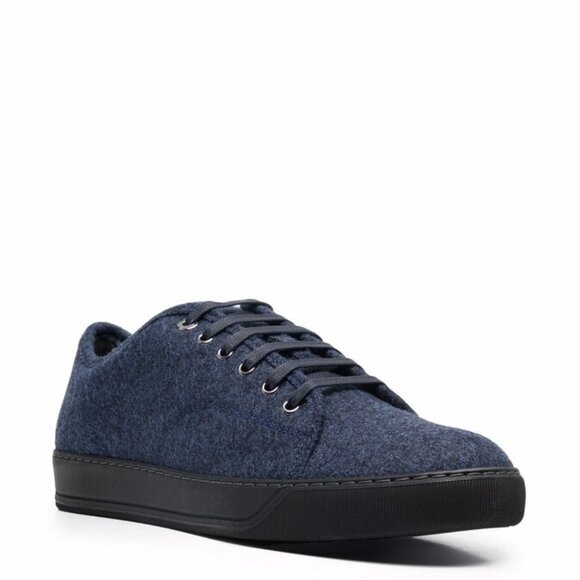 BNWT AW22 LANVIN DBB1 FELT LOW TOP SNEAKERS 39 - Picture 9 of 9
